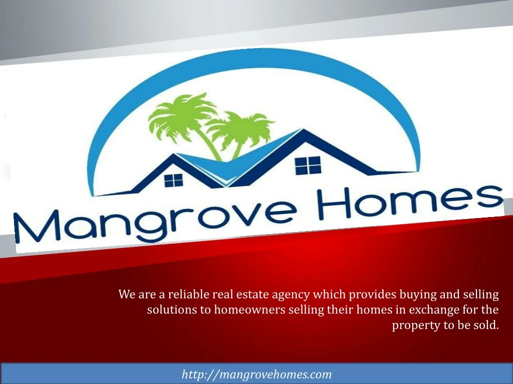 we are a reliable real estate agency which