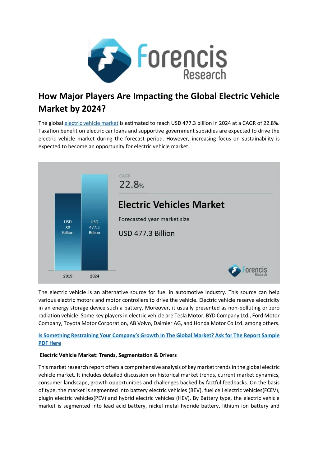 how major players are impacting the global