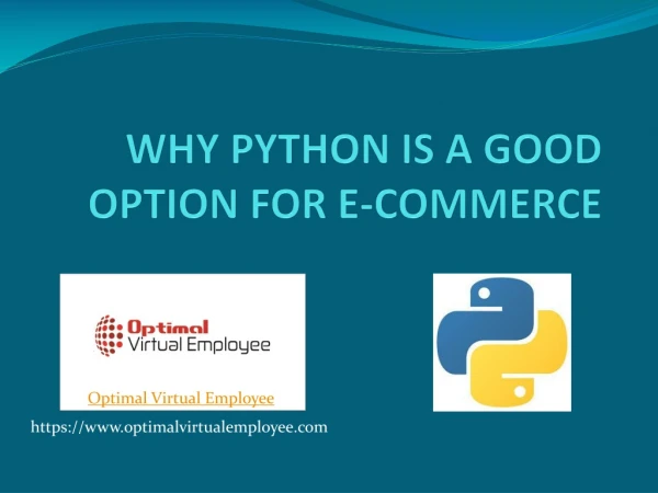 Why Python is a good option for e-commerce