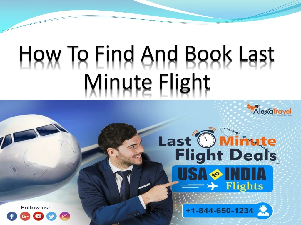 how to find and book last minute flight