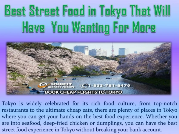 Best Street Food in Tokyo That Will Have You Wanting For More