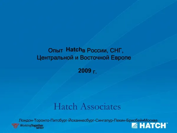 Hatch , , 2009 .