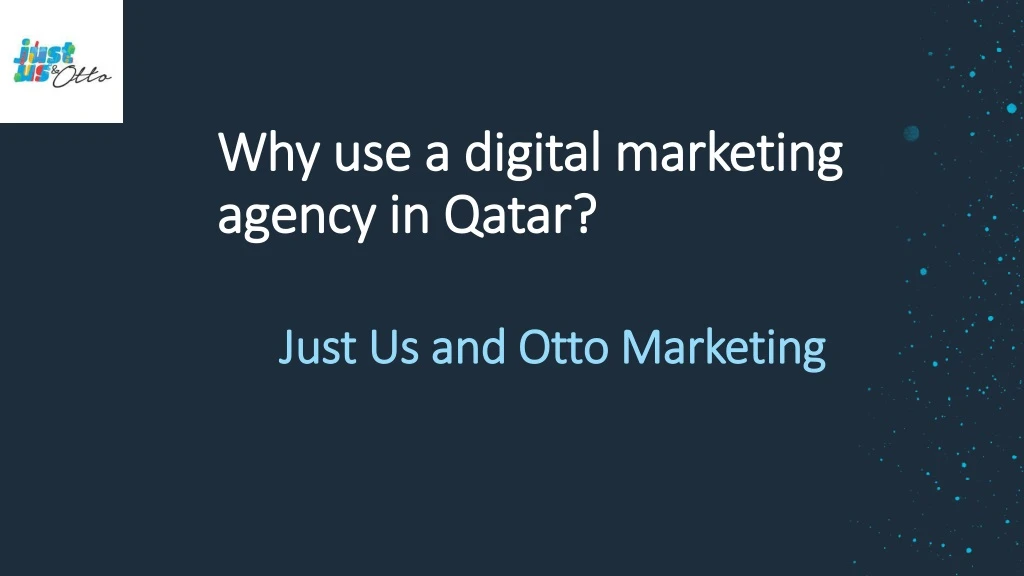 why use a digital marketing agency in qatar