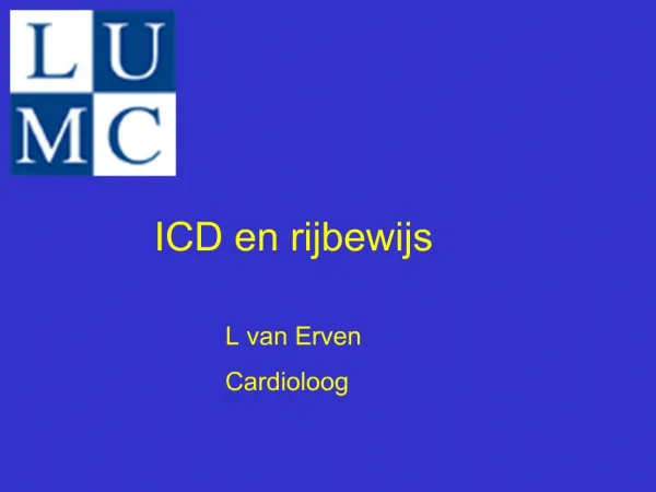 ICD en rijbewijs
