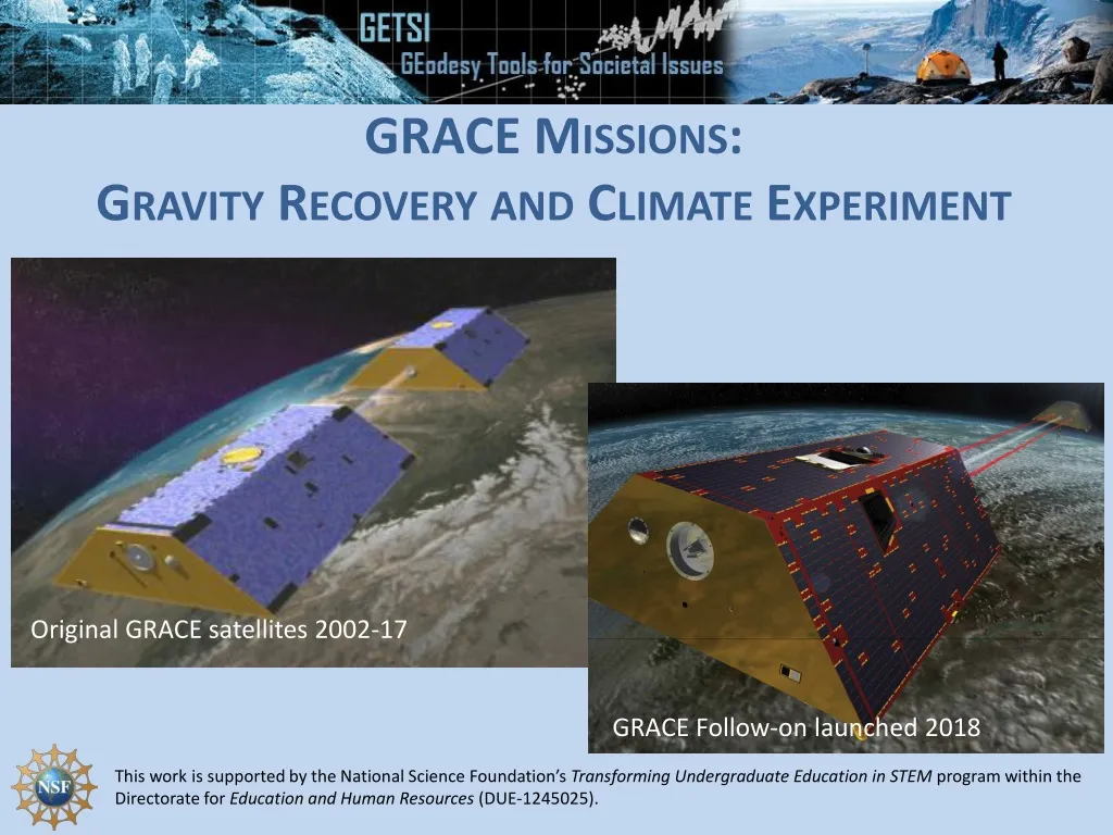 grace missions gravity recovery and climate experiment