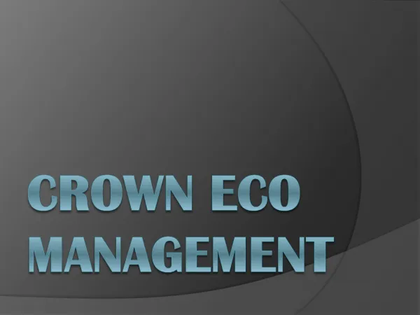 crown capital eco management jakarta indonesia: what we do/o