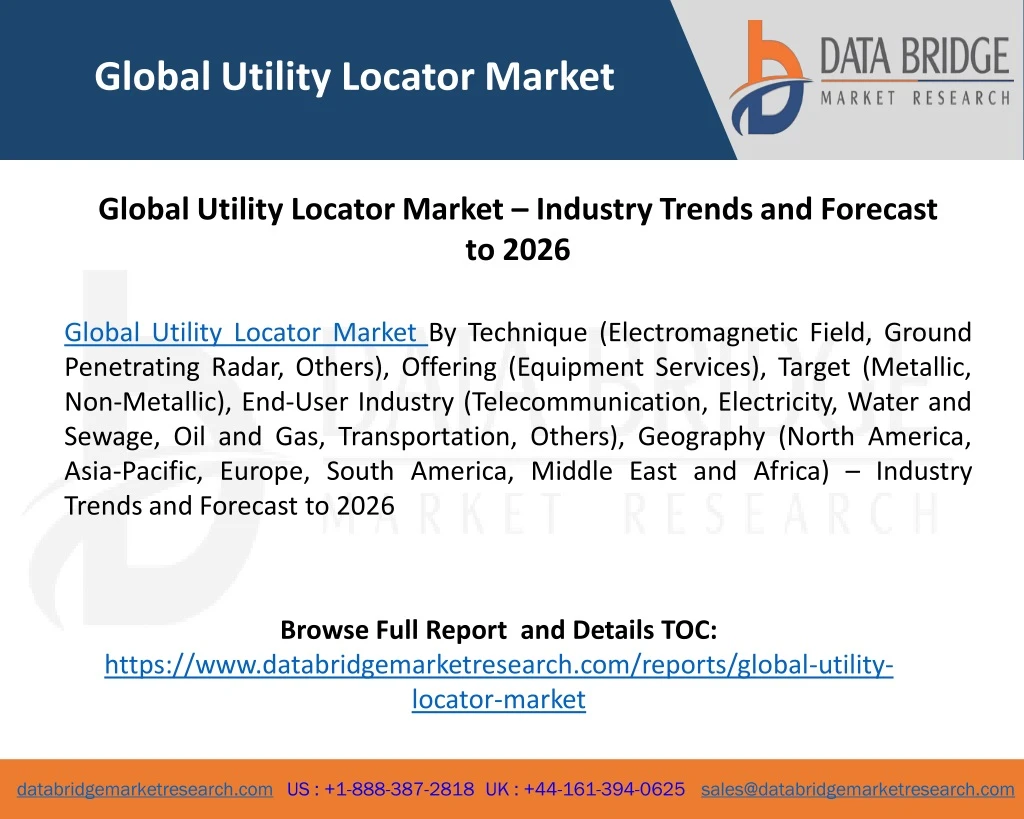 global utility locator market