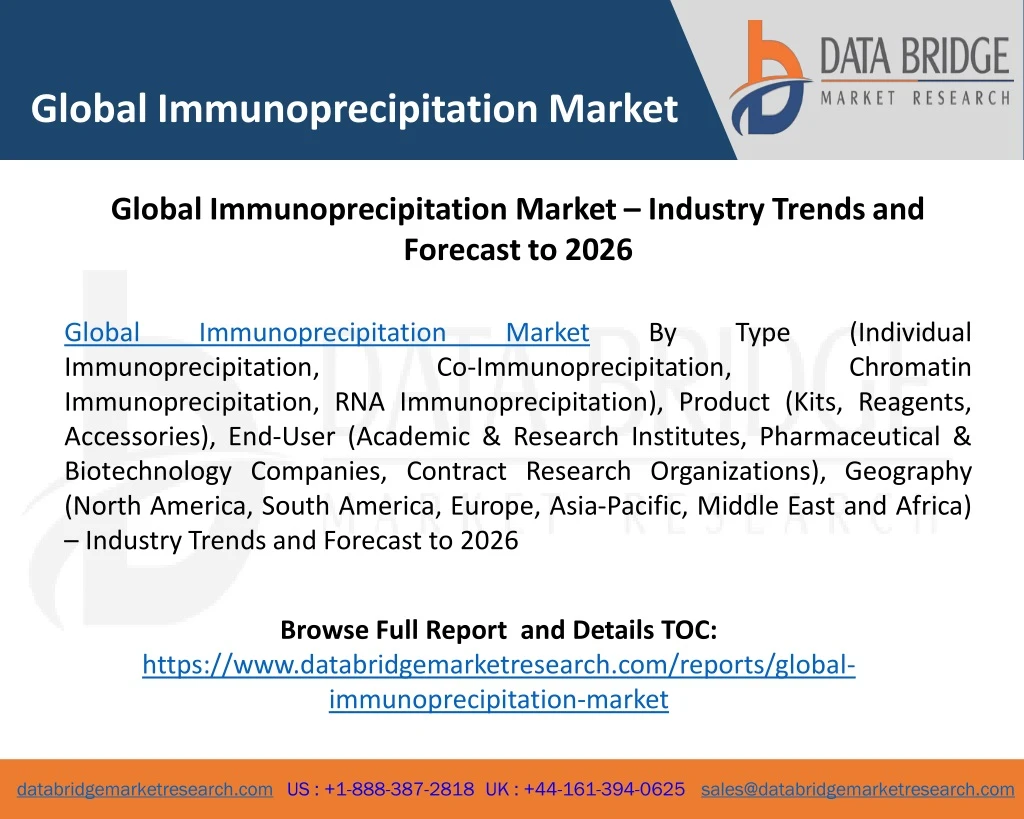 global immunoprecipitation market