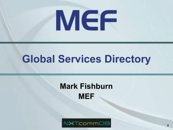 Global Services Directory