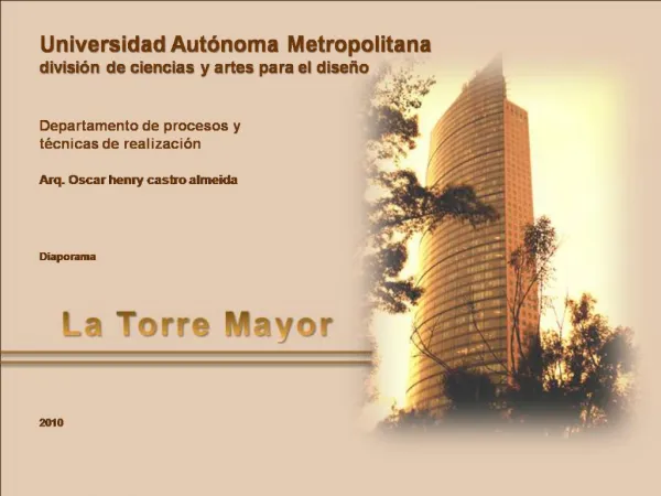 Universidad Aut noma Metropolitana divisi n de ciencias y artes para el dise o Departamento de procesos y t cnicas de