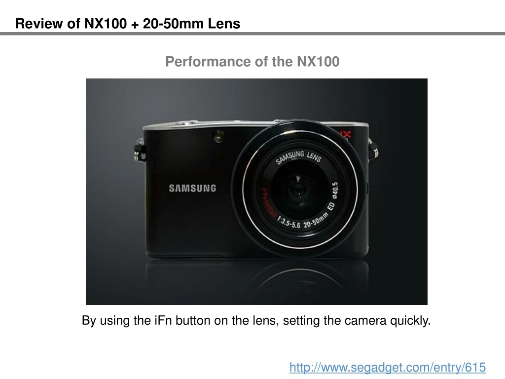 review of nx100 20 50mm lens
