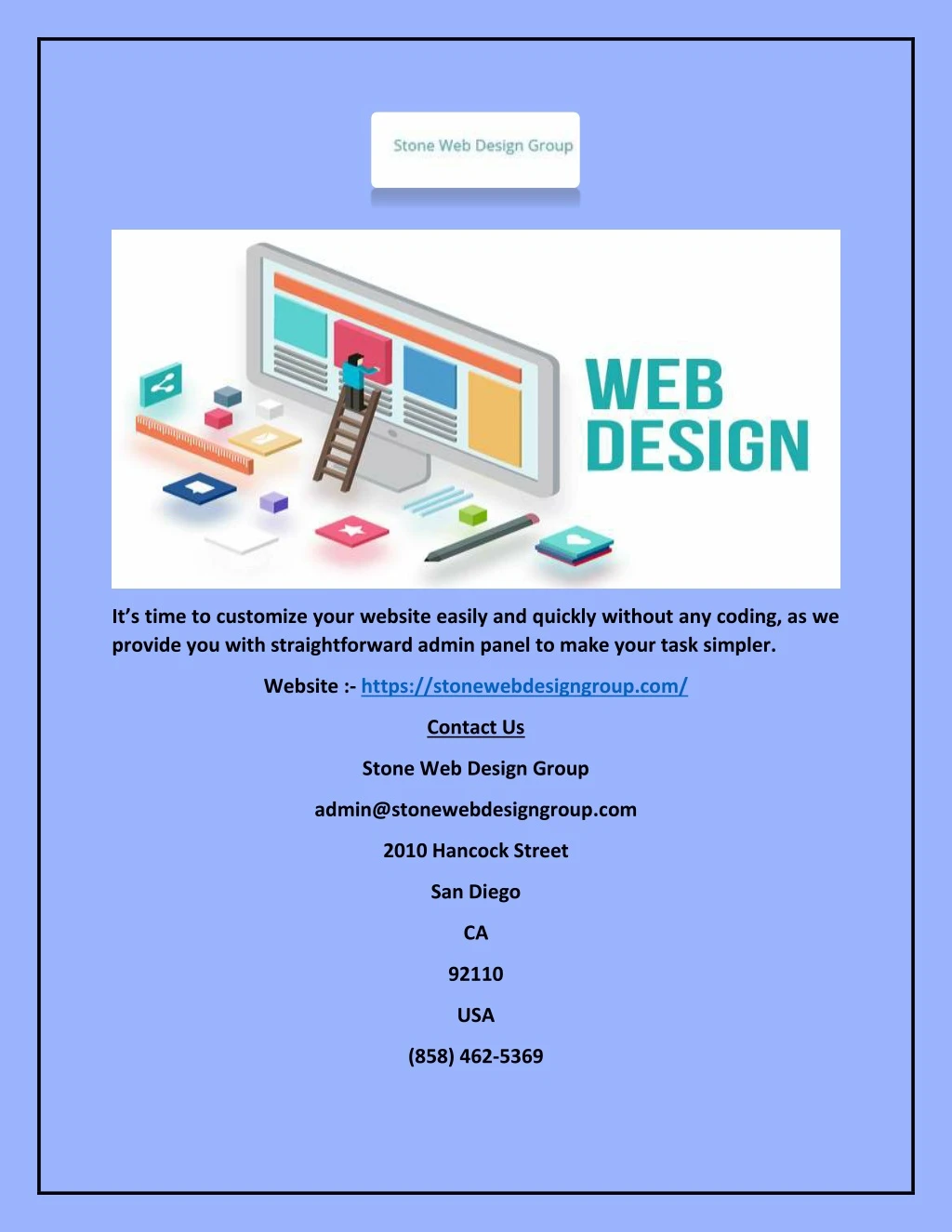 i t s time to customize your website easily