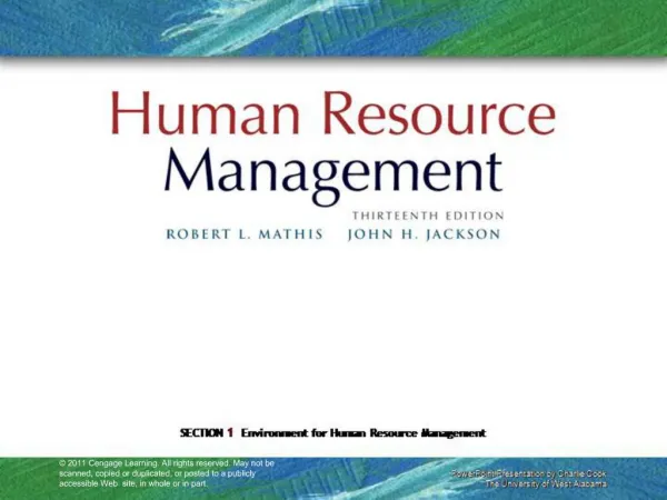 CHAPTER 2 Strategic HR Management and Planning