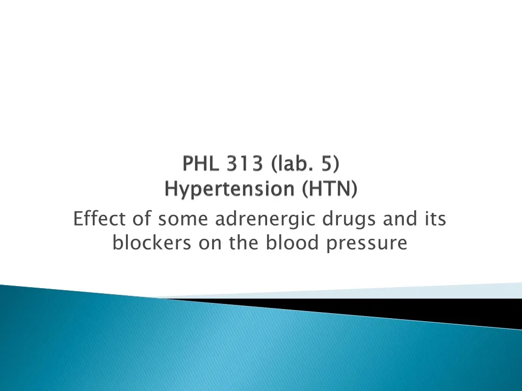 phl 313 lab 5 hypertension htn