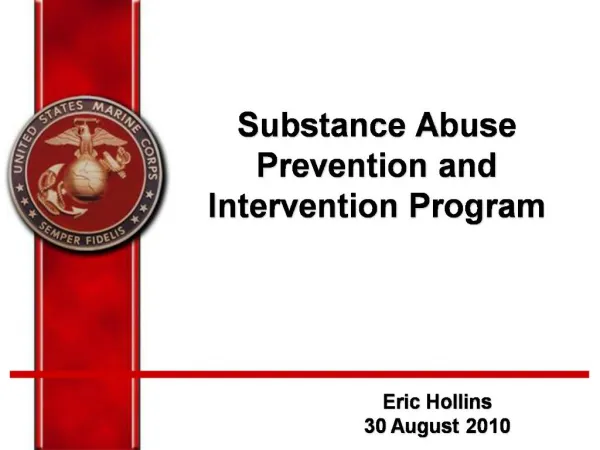 Substance Abuse Prevention and Intervention Program