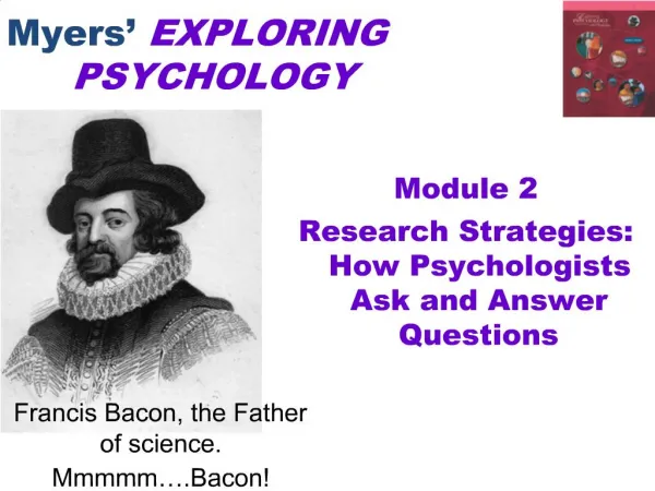 Myers EXPLORING PSYCHOLOGY