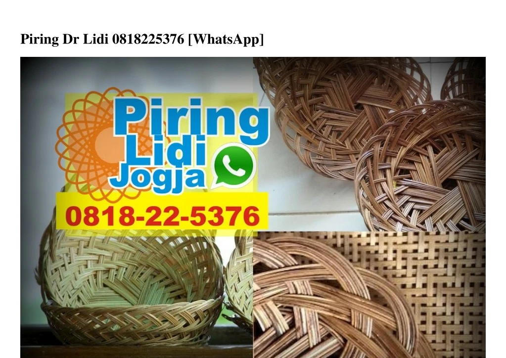 piring dr lidi 0818225376 whatsapp