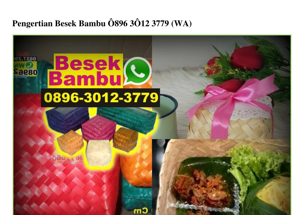 pengertian besek bambu 896 3 12 3779 wa