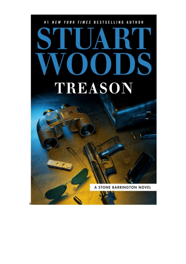 Treason By Stuart Woods