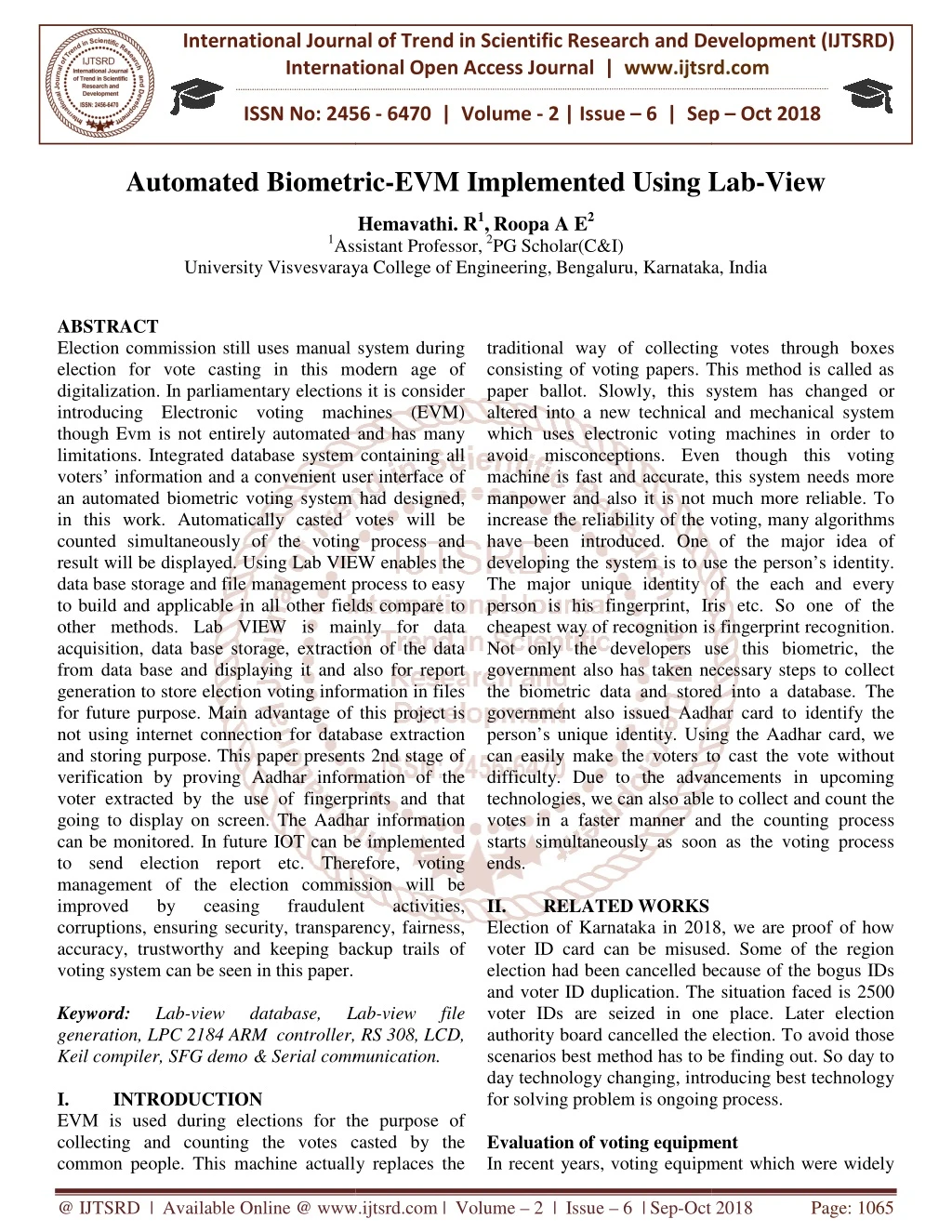 international journal of trend in international