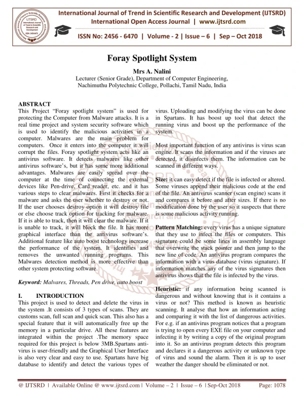 international journal of trend in international