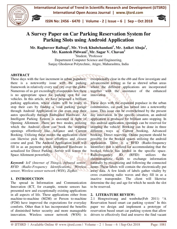 international journal of trend in international