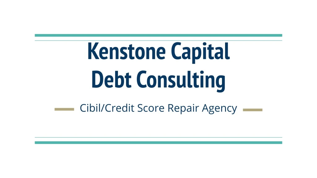 kenstone capital debt consulting