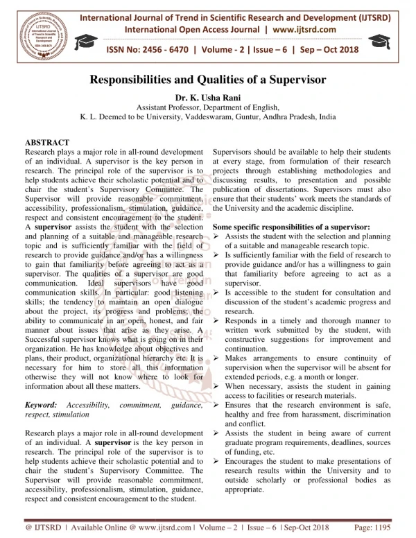 international journal of trend in international
