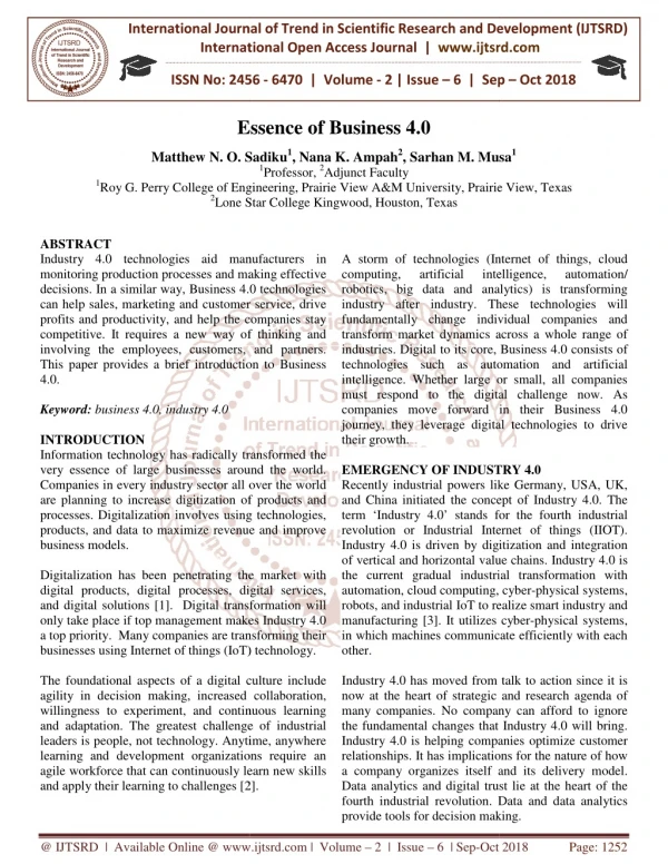 international journal of trend in international