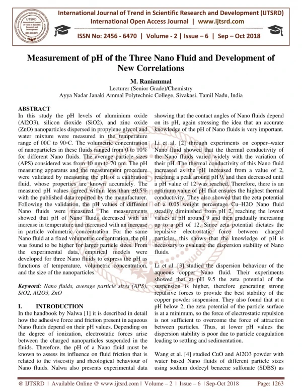 international journal of trend in scientific