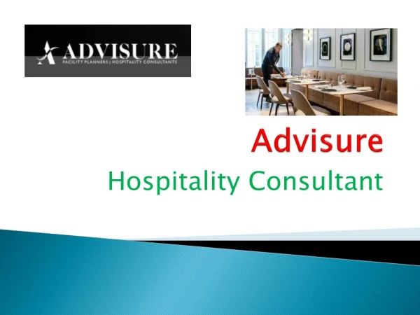 Best Hospitality Consulting services in india
