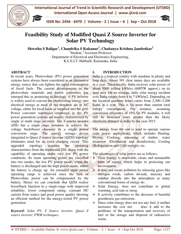 international journal of trend in international