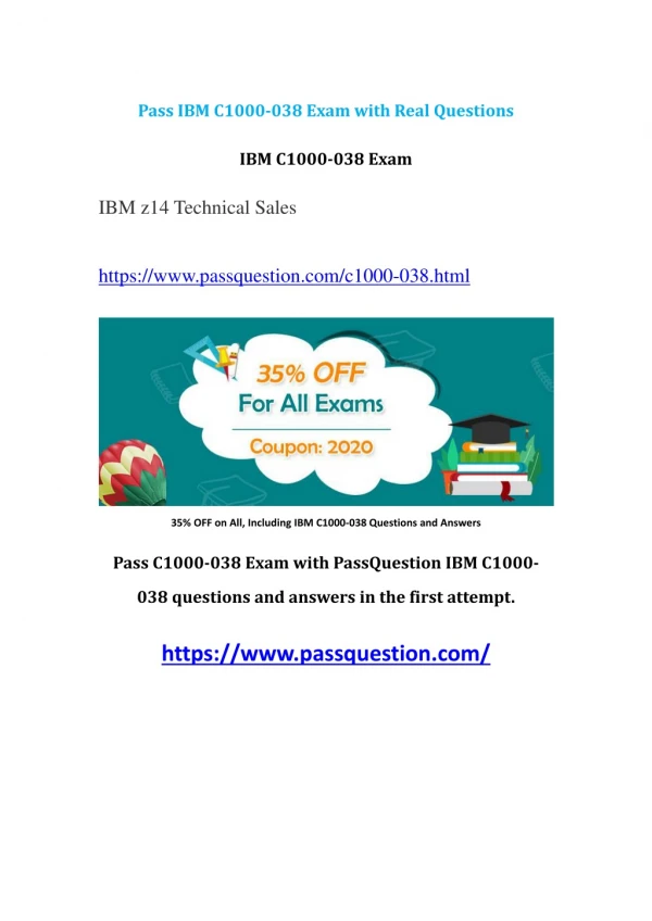 pass ibm c1000 038 exam with real questions