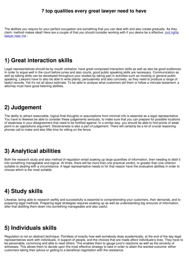 7 top qualities every great lawyer need to have