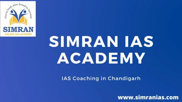 IAS Coaching in Chandigarh