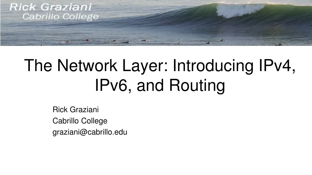 the network layer introducing ipv4 ipv6 and routing