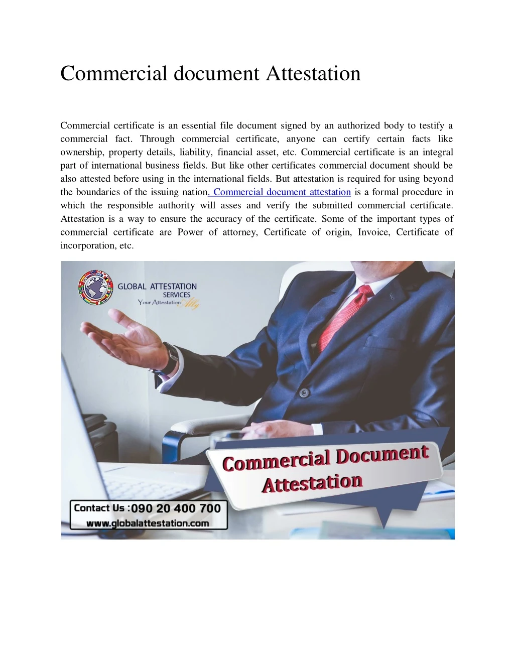 PPT - Best Commercial Document Attestation PowerPoint Presentation ...