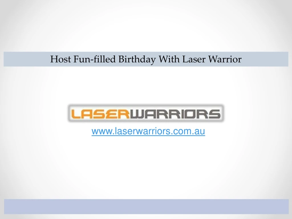 host fun filled birthday with laser warrior