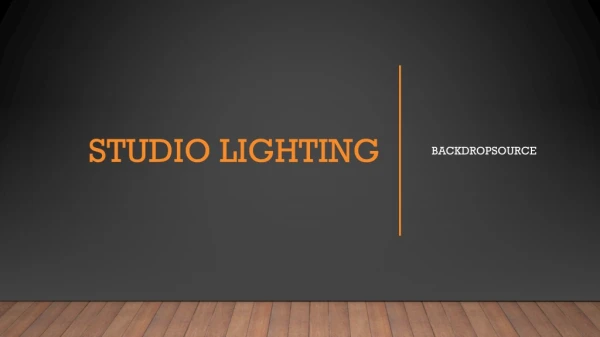 Studio Lighting Kit