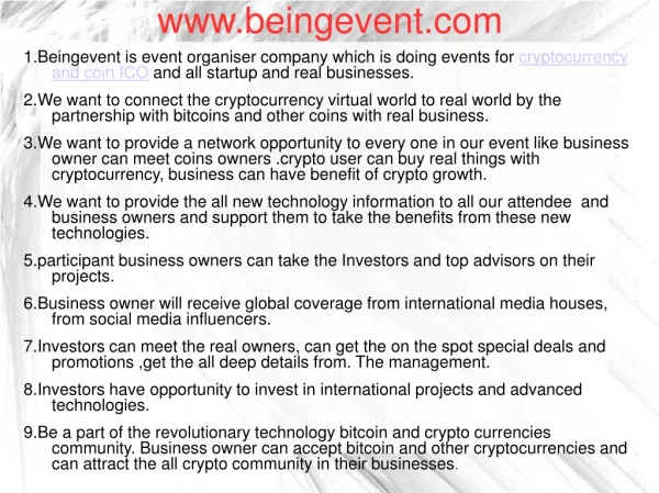 best crypto event company cryptocurrency digital marketing eventica coin