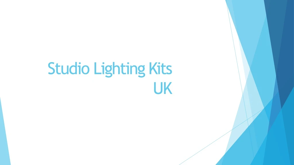 studio lighting kits