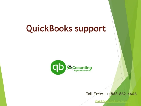Quickbooks support for accounting