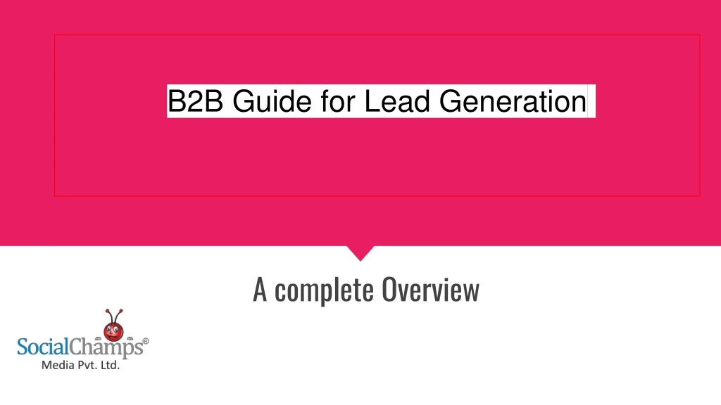 b2b guide for lead generation