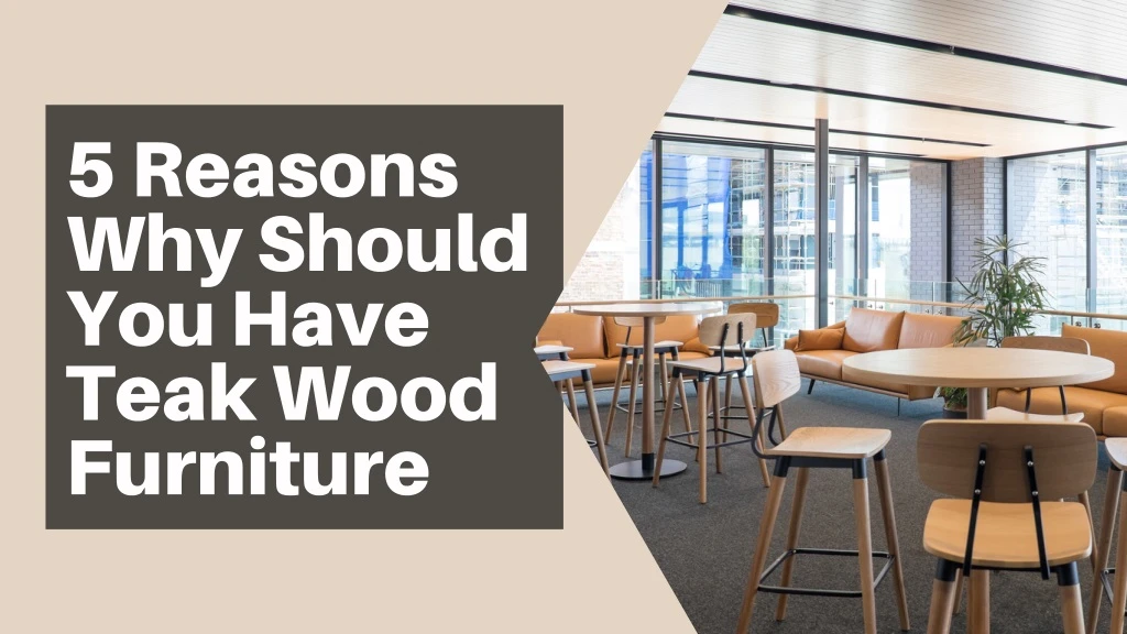 5 reasons why should you have teak wood furniture