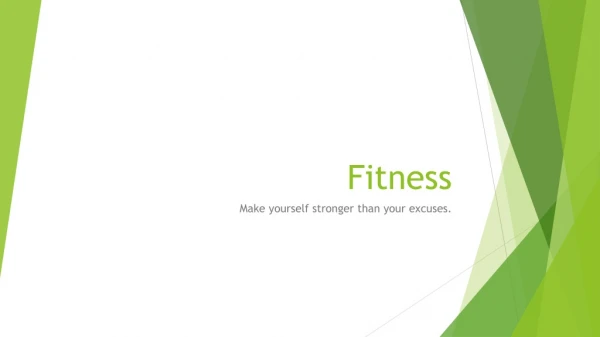 Importance of Fitness in Everyday Life