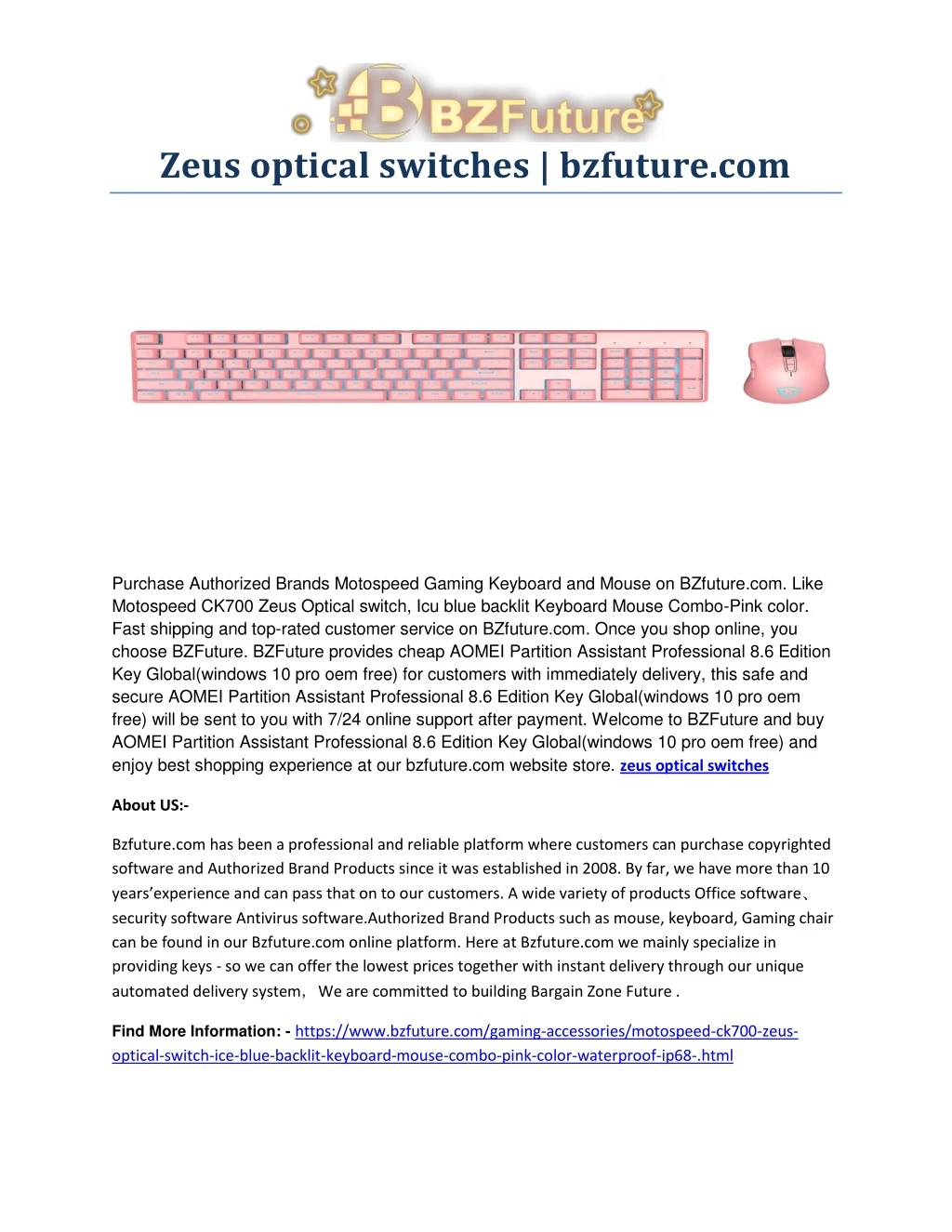 zeus optical switches bzfuture com