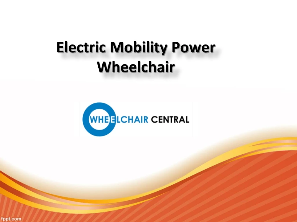 electric mobility power wheelchair