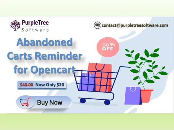 How Abandoned Cart Reminders Extension Work with Opencart Store?