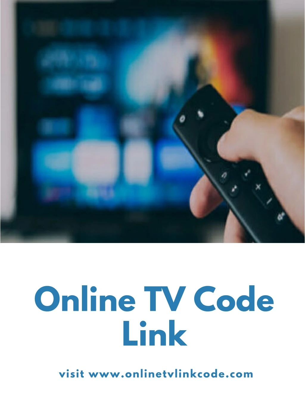 online tv code link