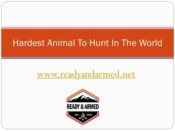 Most Dangerous Animals To Hunt